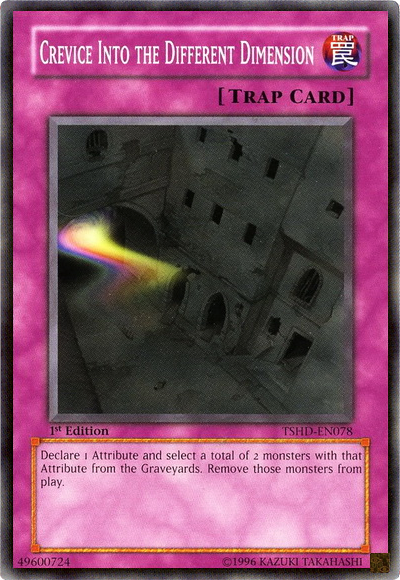 Crevice Into the Different Dimension [TSHD-EN078] Common | Jomio and Rueliete's Cards and Comics