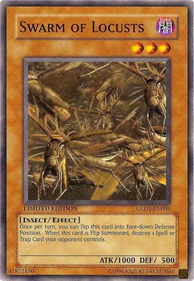 Swarm of Locusts [GLD1-EN009] Common | Jomio and Rueliete's Cards and Comics