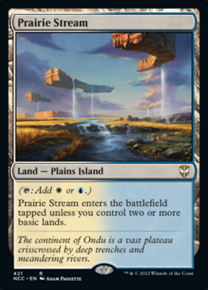 Prairie Stream [Streets of New Capenna Commander] | Jomio and Rueliete's Cards and Comics