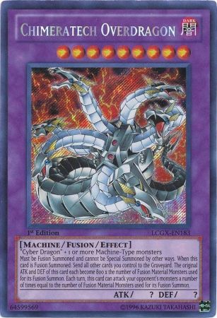 Chimeratech Overdragon [LCGX-EN183] Secret Rare | Jomio and Rueliete's Cards and Comics