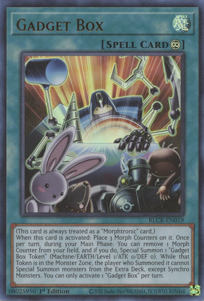 Gadget Box [BLCR-EN019] Ultra Rare | Jomio and Rueliete's Cards and Comics