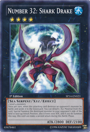 Number 32: Shark Drake [SP14-EN023] Common | Jomio and Rueliete's Cards and Comics