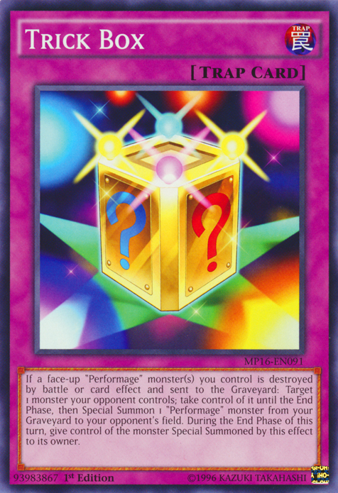 Trick Box [MP16-EN091] Common | Jomio and Rueliete's Cards and Comics