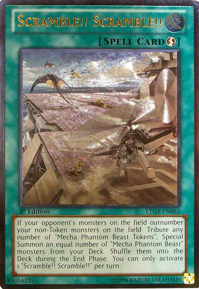 Scramble!! Scramble!! (UTR) [LTGY-EN061] Ultimate Rare | Jomio and Rueliete's Cards and Comics