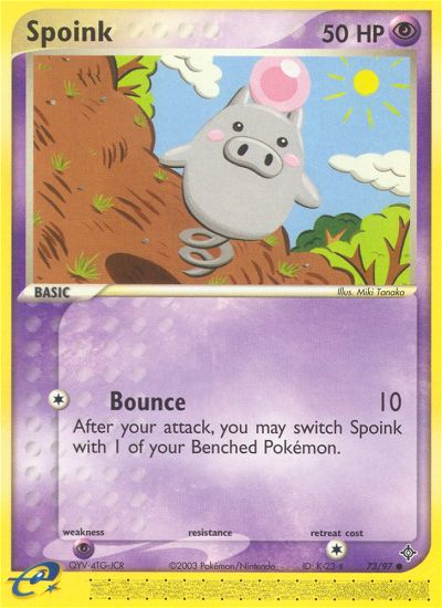 Spoink (73/97) [EX: Dragon] | Jomio and Rueliete's Cards and Comics