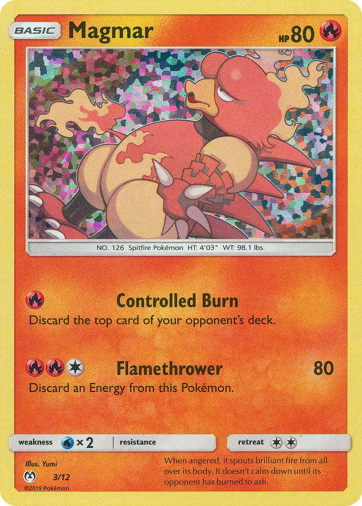 Magmar (3/12) [McDonald's Promos: 2019 Collection] | Jomio and Rueliete's Cards and Comics