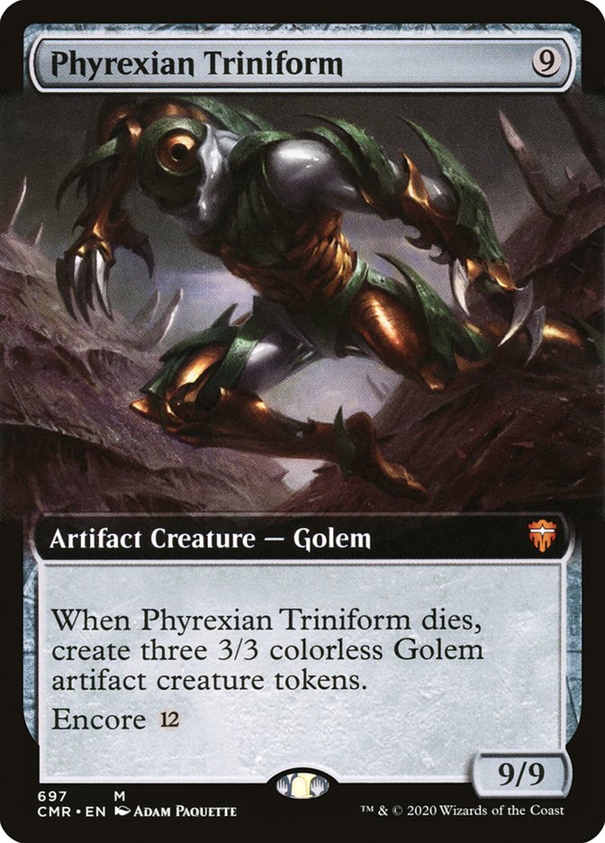 Phyrexian Triniform (Extended Art) [Commander Legends] | Jomio and Rueliete's Cards and Comics
