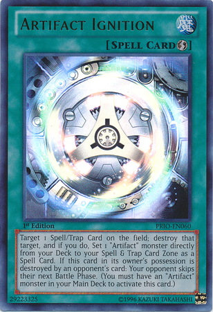Artifact Ignition [PRIO-EN060] Ultra Rare | Jomio and Rueliete's Cards and Comics