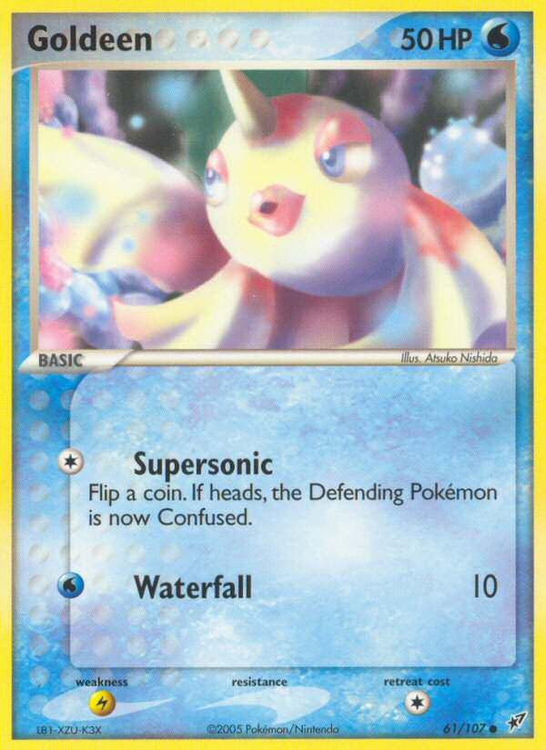 Goldeen (61/107) [EX: Deoxys] | Jomio and Rueliete's Cards and Comics