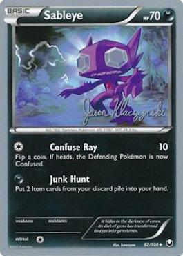 Sableye (62/108) (Darkrai Deck - Jason Klaczynski) [World Championships 2013] | Jomio and Rueliete's Cards and Comics