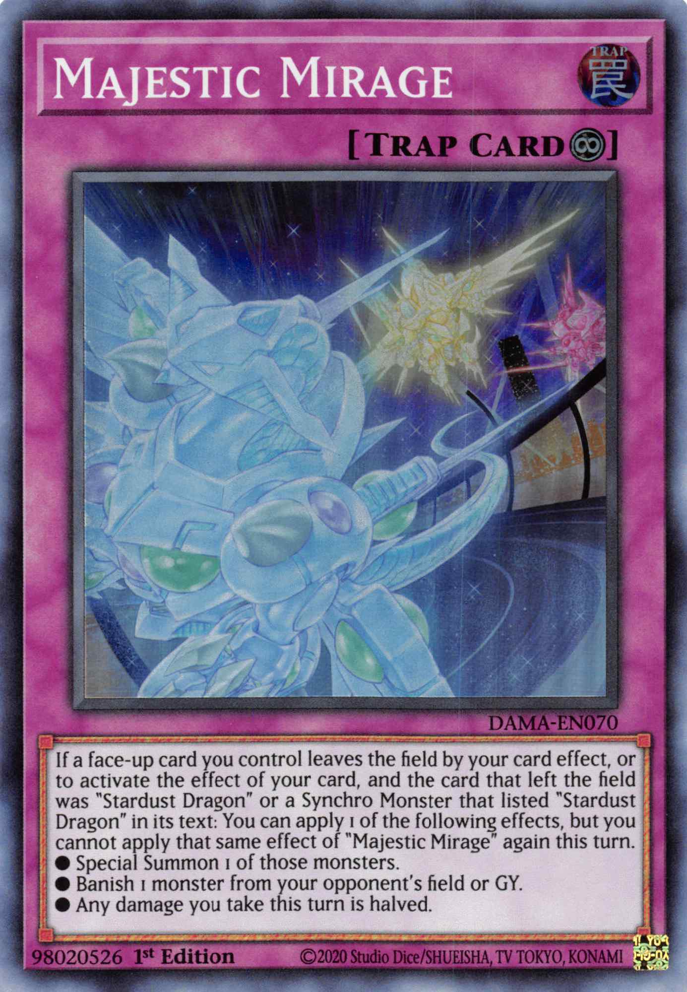 Majestic Mirage [DAMA-EN070] Super Rare | Jomio and Rueliete's Cards and Comics