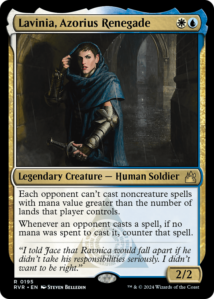 Lavinia, Azorius Renegade [Ravnica Remastered] | Jomio and Rueliete's Cards and Comics