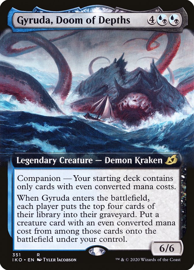 Gyruda, Doom of Depths (Extended Art) [Ikoria: Lair of Behemoths] | Jomio and Rueliete's Cards and Comics