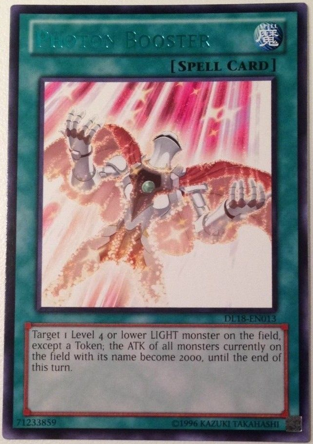 Photon Booster (Green) [DL18-EN013] Rare | Jomio and Rueliete's Cards and Comics
