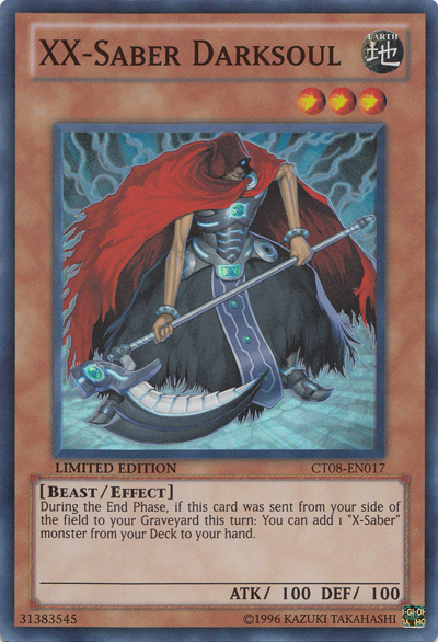 XX-Saber Darksoul [CT08-EN017] Super Rare | Jomio and Rueliete's Cards and Comics