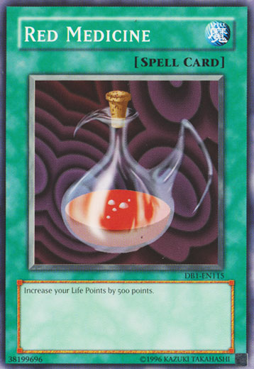 Red Medicine [DB1-EN115] Common | Jomio and Rueliete's Cards and Comics