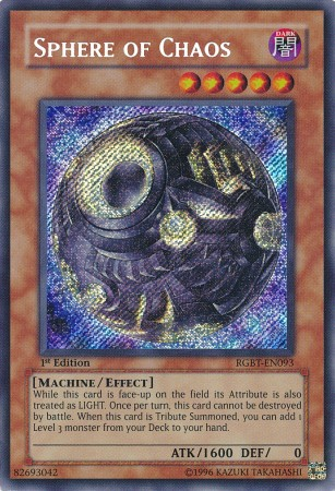 Sphere of Chaos [RGBT-EN093] Secret Rare | Jomio and Rueliete's Cards and Comics