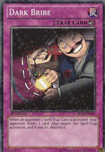 Dark Bribe [BP01-EN055] Starfoil Rare | Jomio and Rueliete's Cards and Comics