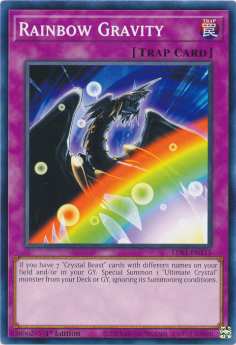 Rainbow Gravity [LDS1-EN115] Common | Jomio and Rueliete's Cards and Comics