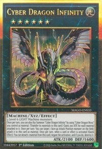 Cyber Dragon Infinity [MAGO-EN033] Gold Rare | Jomio and Rueliete's Cards and Comics