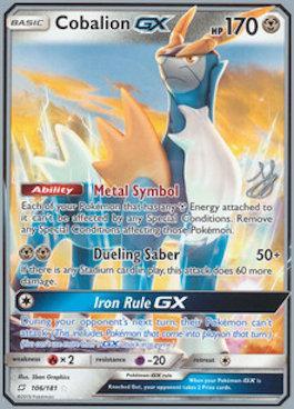 Cobalion GX (106/181) (Perfection - Henry Brand) [World Championships 2019] | Jomio and Rueliete's Cards and Comics
