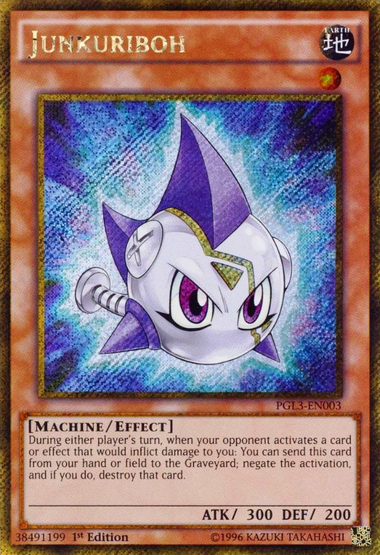 Junkuriboh [PGL3-EN003] Gold Secret Rare | Jomio and Rueliete's Cards and Comics