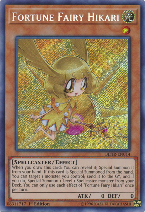 Fortune Fairy Hikari [BLHR-EN014] Secret Rare | Jomio and Rueliete's Cards and Comics