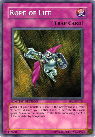 Rope of Life [SD2-ENDE1] Secret Rare | Jomio and Rueliete's Cards and Comics