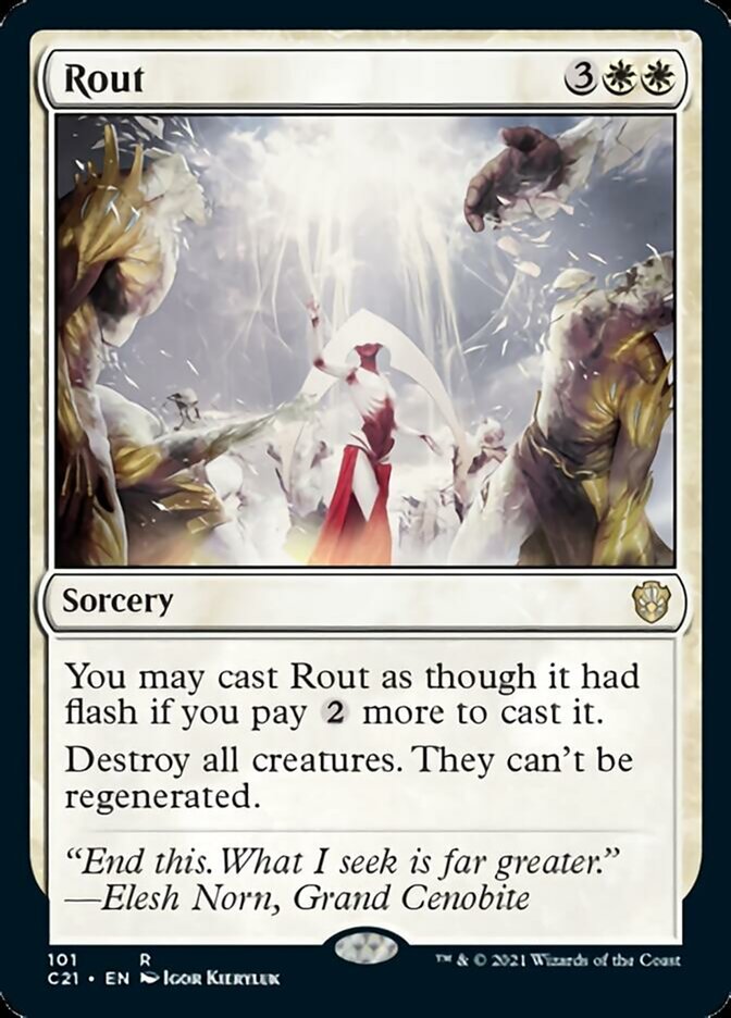 Rout [Commander 2021] | Jomio and Rueliete's Cards and Comics