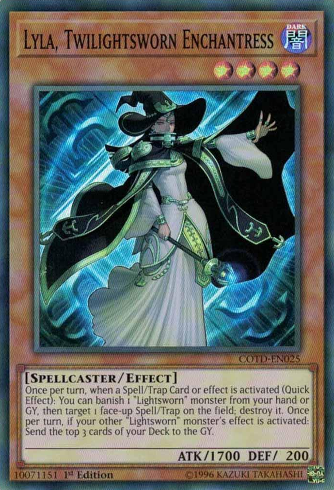 Lyla, Twilightsworn Enchantress [COTD-EN025] Super Rare | Jomio and Rueliete's Cards and Comics