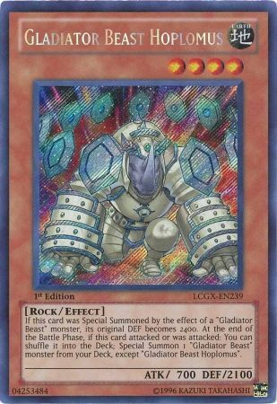 Gladiator Beast Hoplomus [LCGX-EN239] Secret Rare | Jomio and Rueliete's Cards and Comics