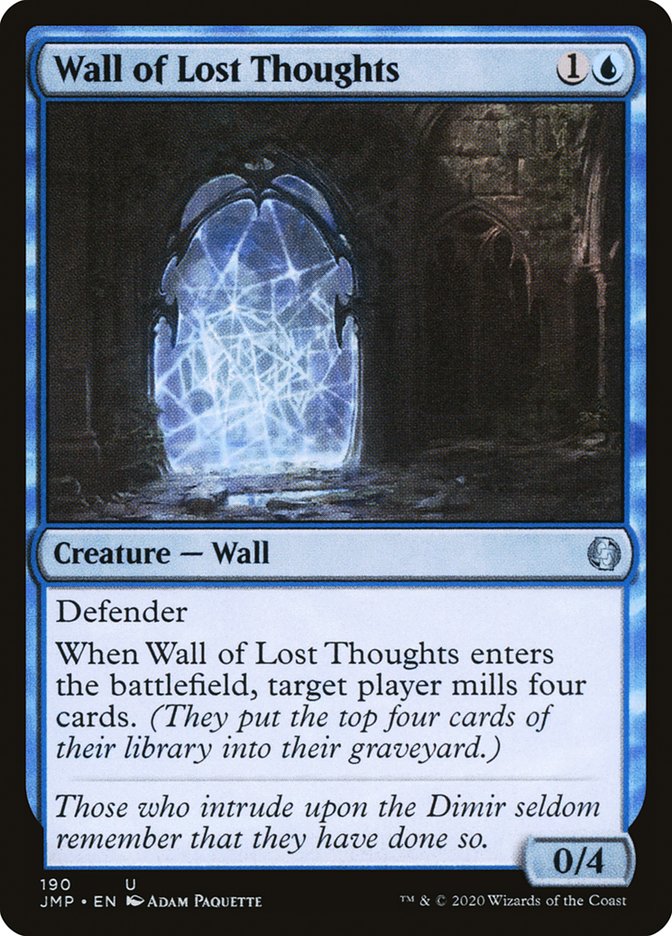 Wall of Lost Thoughts [Jumpstart] | Jomio and Rueliete's Cards and Comics