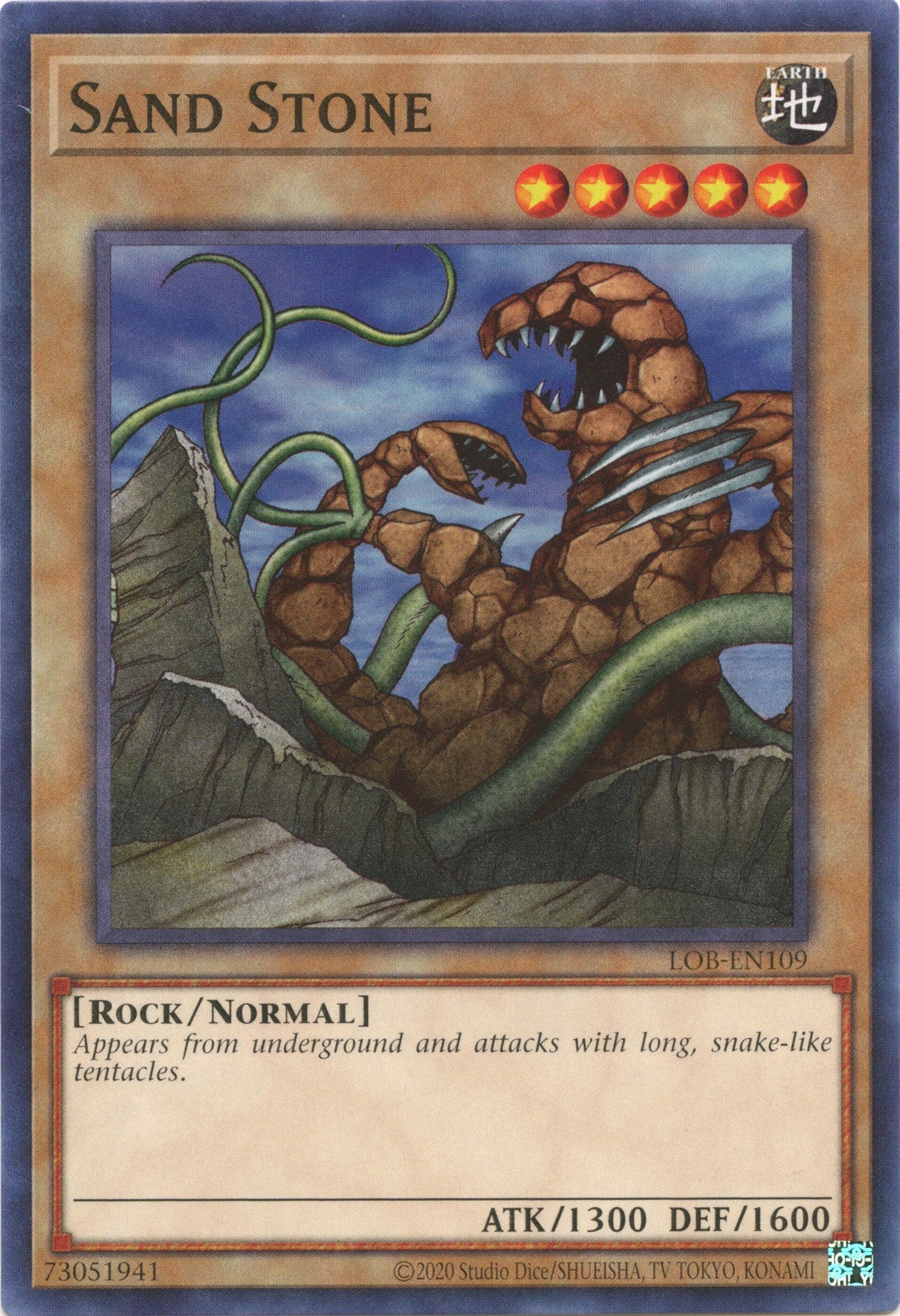 Sand Stone (25th Anniversary) [LOB-EN109] Common | Jomio and Rueliete's Cards and Comics