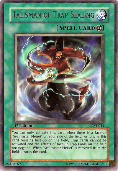 Talisman of Trap Sealing [AST-044] Rare | Jomio and Rueliete's Cards and Comics