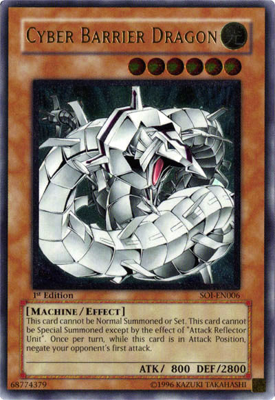 Cyber Barrier Dragon (UTR) [SOI-EN006] Ultimate Rare | Jomio and Rueliete's Cards and Comics
