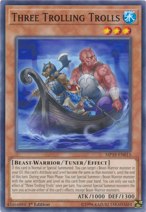 Three Trolling Trolls [MP19-EN015] Common | Jomio and Rueliete's Cards and Comics