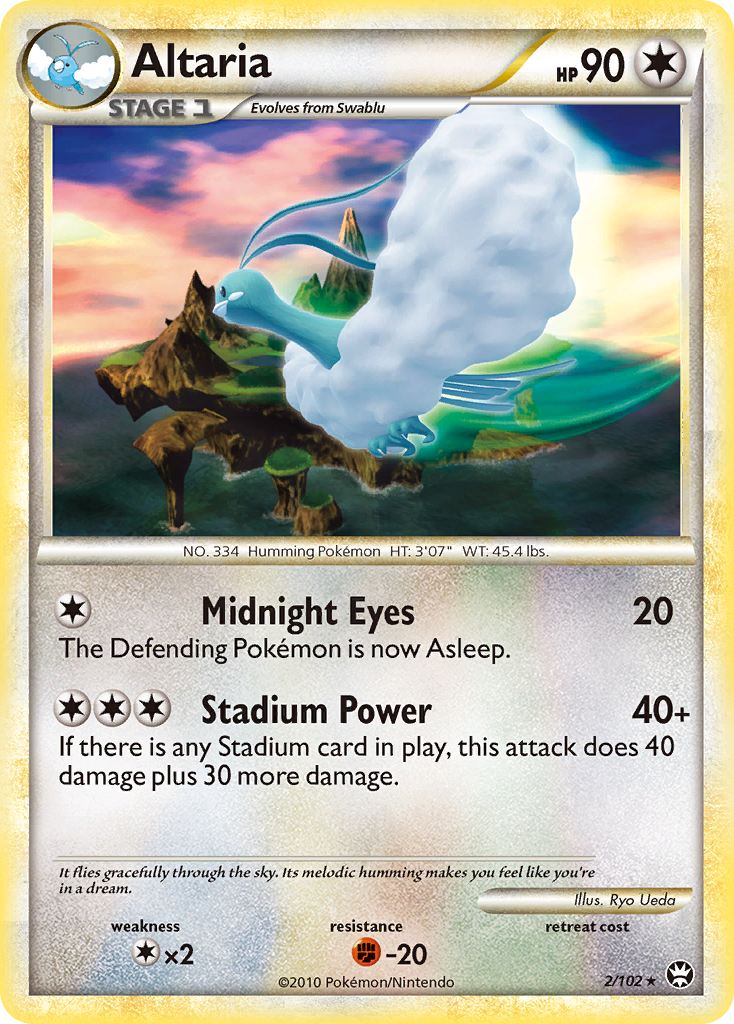 Altaria (2/102) [HeartGold & SoulSilver: Triumphant] | Jomio and Rueliete's Cards and Comics