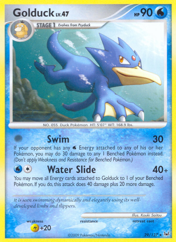 Golduck (29/127) [Platinum: Base Set] | Jomio and Rueliete's Cards and Comics