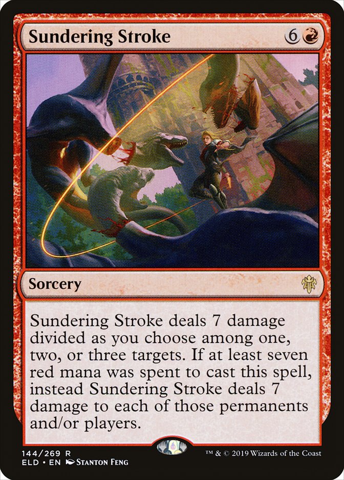 Sundering Stroke [Throne of Eldraine] | Jomio and Rueliete's Cards and Comics