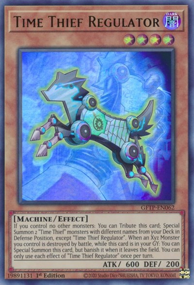 Time Thief Regulator [GFTP-EN062] Ultra rare | Jomio and Rueliete's Cards and Comics