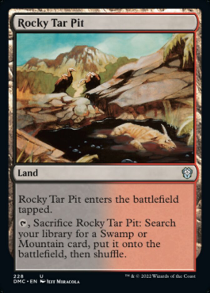 Rocky Tar Pit [Dominaria United Commander] | Jomio and Rueliete's Cards and Comics