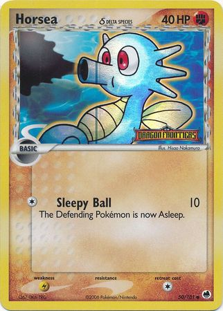 Horsea (50/101) (Delta Species) (Stamped) [EX: Dragon Frontiers] | Jomio and Rueliete's Cards and Comics