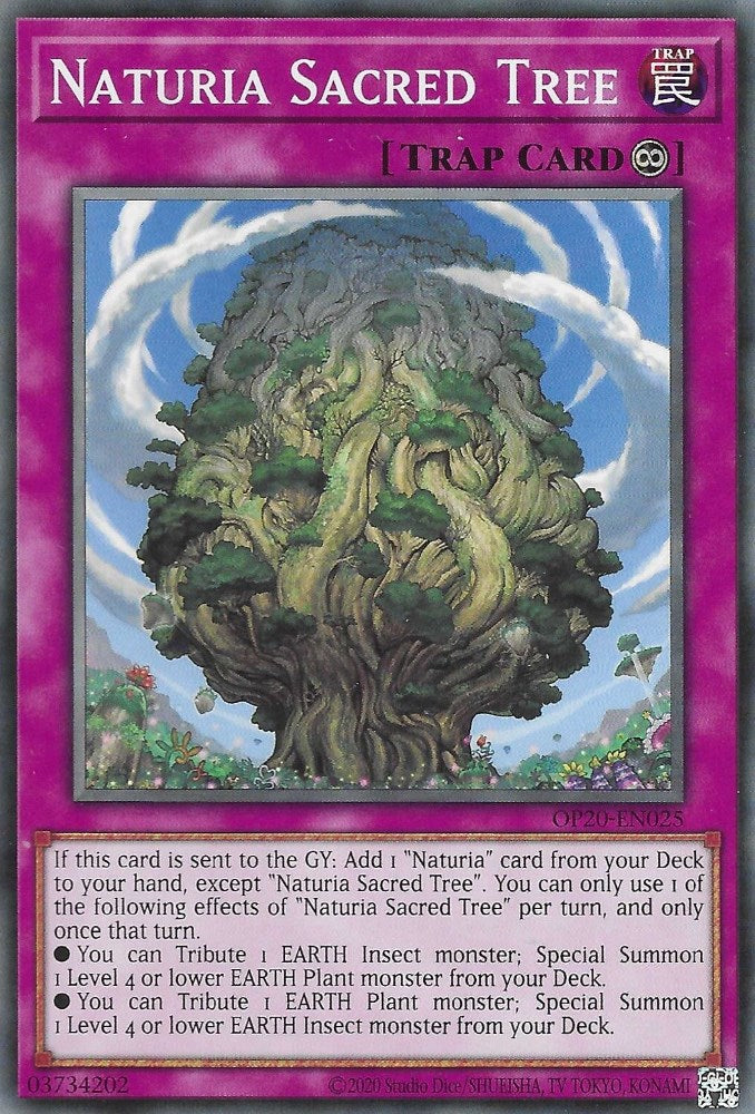 Naturia Sacred Tree [OP20-EN025] Common | Jomio and Rueliete's Cards and Comics