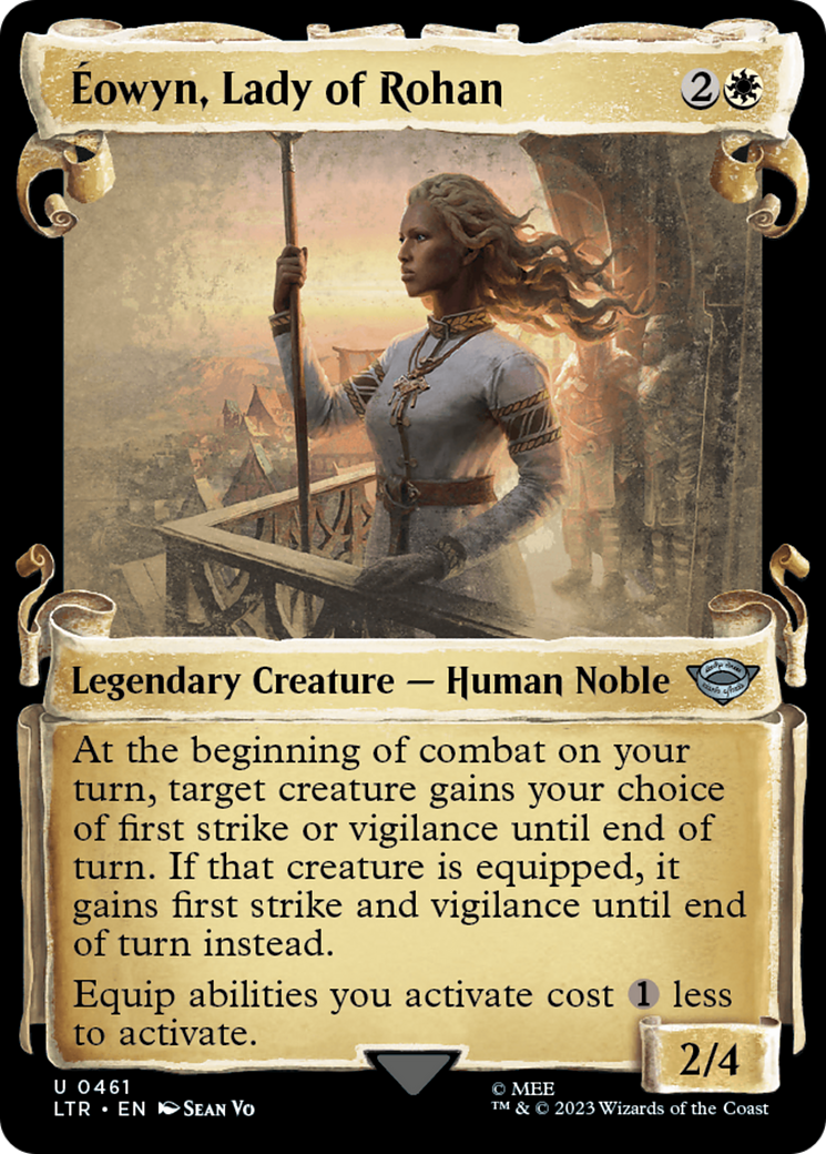 Eowyn, Lady of Rohan [The Lord of the Rings: Tales of Middle-Earth Showcase Scrolls] | Jomio and Rueliete's Cards and Comics