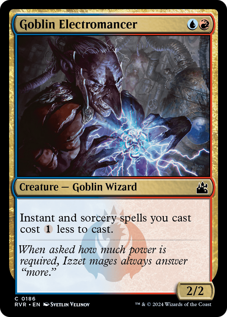 Goblin Electromancer [Ravnica Remastered] | Jomio and Rueliete's Cards and Comics