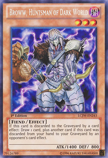 Broww, Huntsman of Dark World [LCJW-EN243] Secret Rare | Jomio and Rueliete's Cards and Comics
