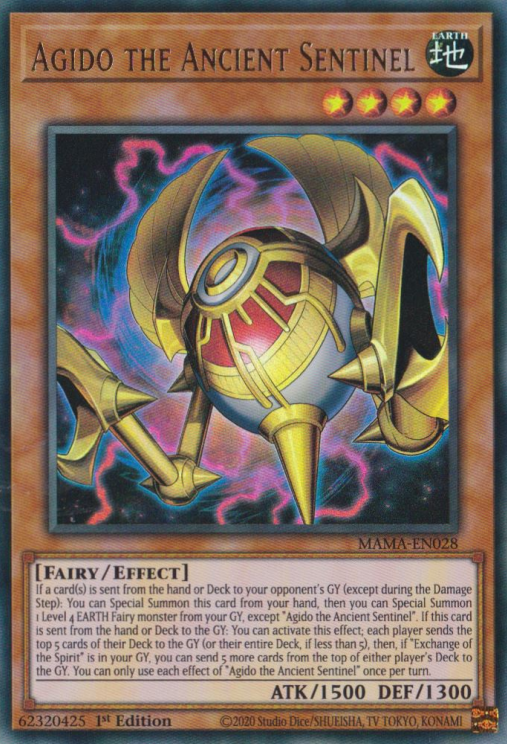 Agido the Ancient Sentinel [MAMA-EN028] Ultra Rare | Jomio and Rueliete's Cards and Comics