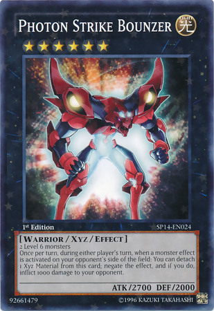 Photon Strike Bounzer [SP14-EN024] Starfoil Rare | Jomio and Rueliete's Cards and Comics