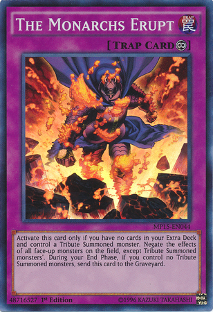 The Monarchs Erupt [MP15-EN044] Super Rare | Jomio and Rueliete's Cards and Comics