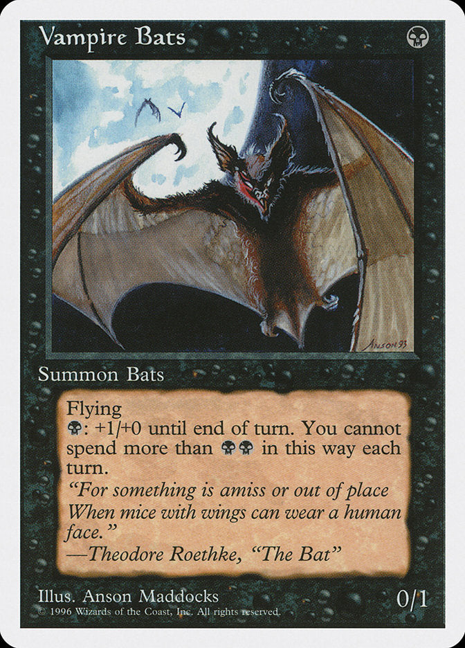 Vampire Bats [Introductory Two-Player Set] | Jomio and Rueliete's Cards and Comics